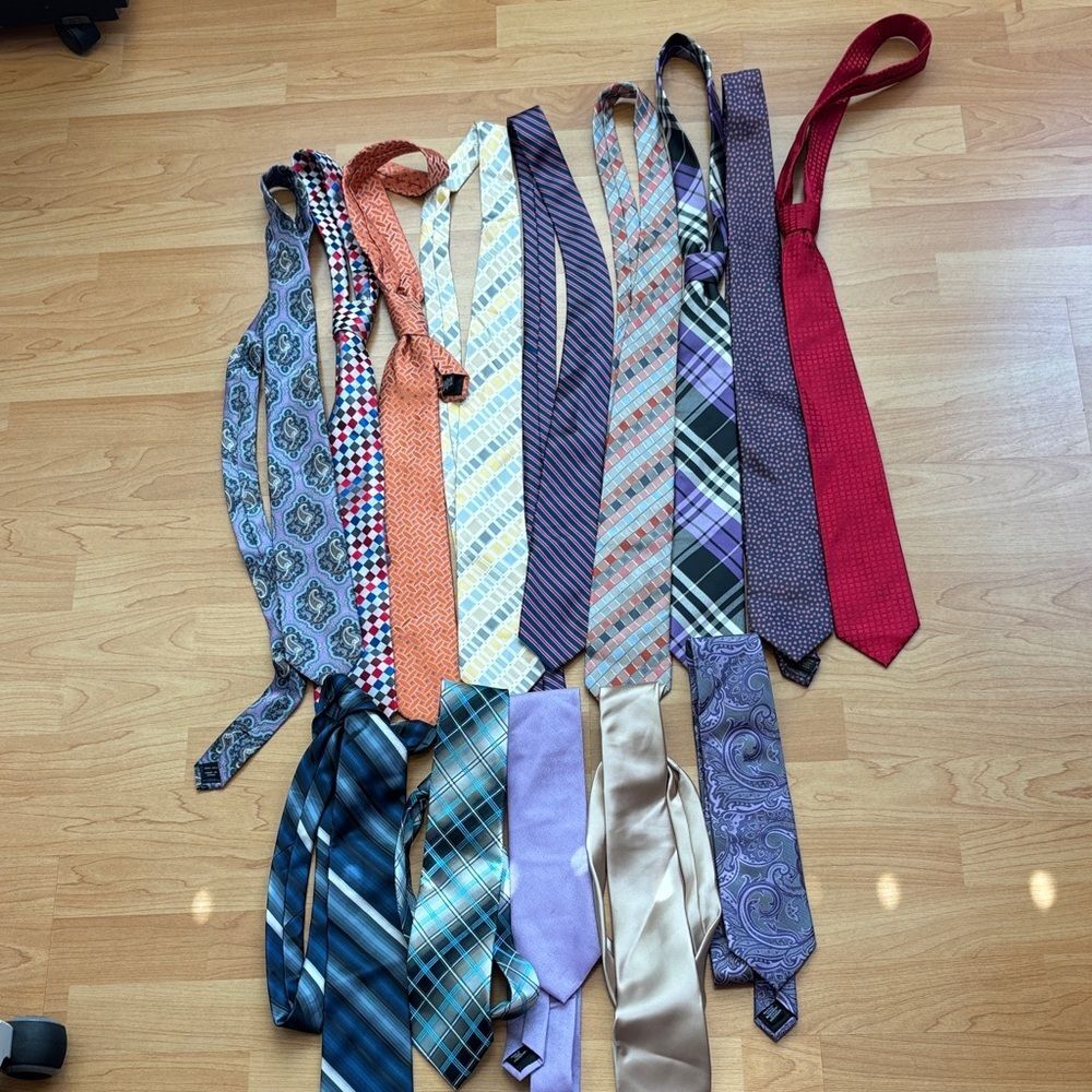 14 Assorted Men's Ties Collection